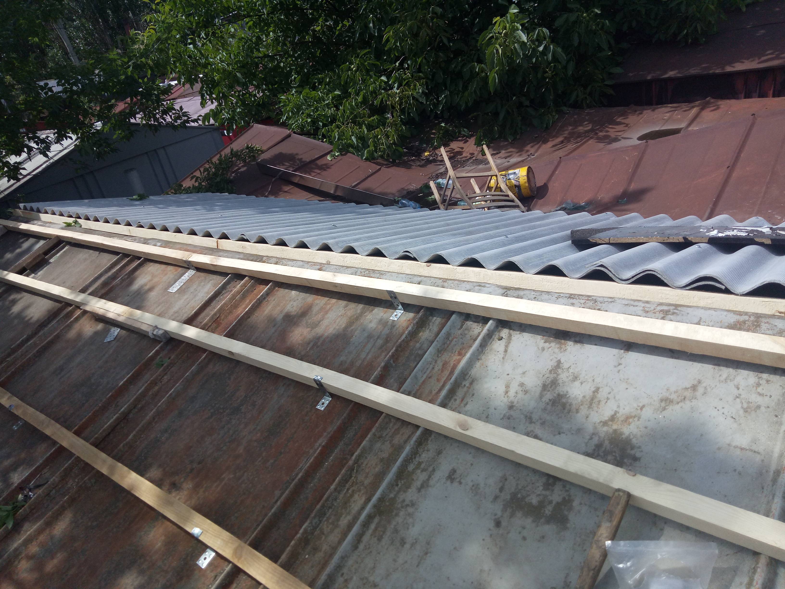 Односкатная крыша из профнастила: пошаговый мастер-класс по строительству