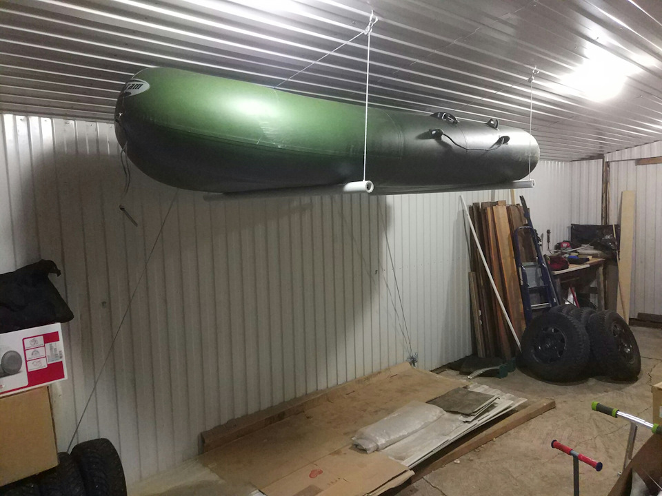 Как подвешивать лодку пвх в гараже - инженер пто