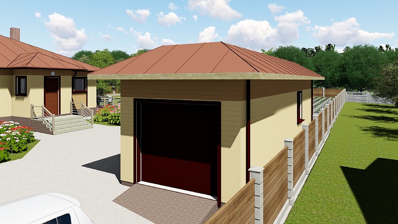 Проект гаража с баней: особенности строительства и выбор материала