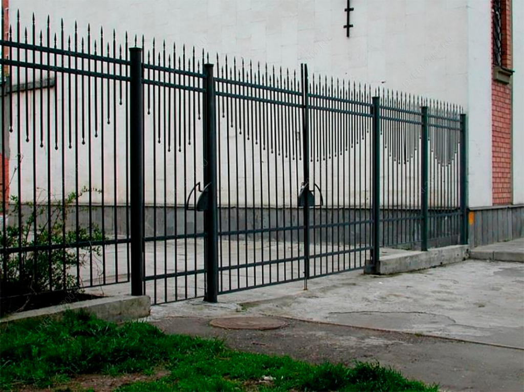 Забор из металлического прута и арматуры своими руками - фото и видео