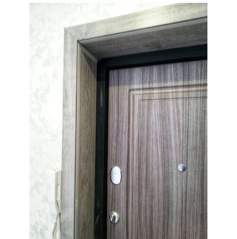 Как самостоятельно красиво обшить входную дверь ламинатом?