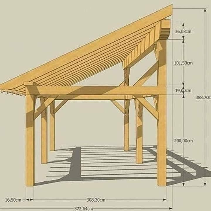 Как сделать деревянный навес - 100 фото и видео описание как построить навес