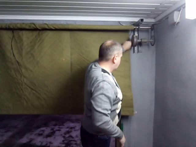 Как сделать шторы в гараж, мойку или сервис своими руками, используем пвх и брезент