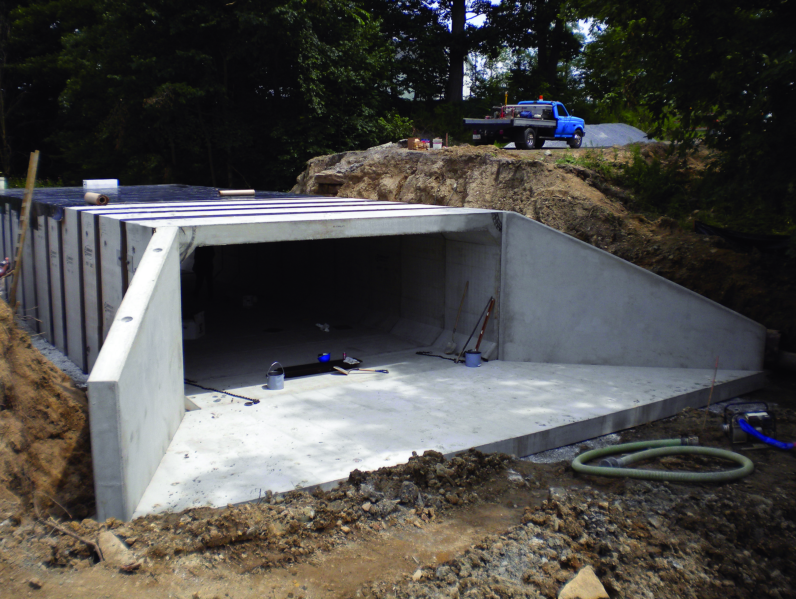 Проект и строительство дома с подземным гаражом