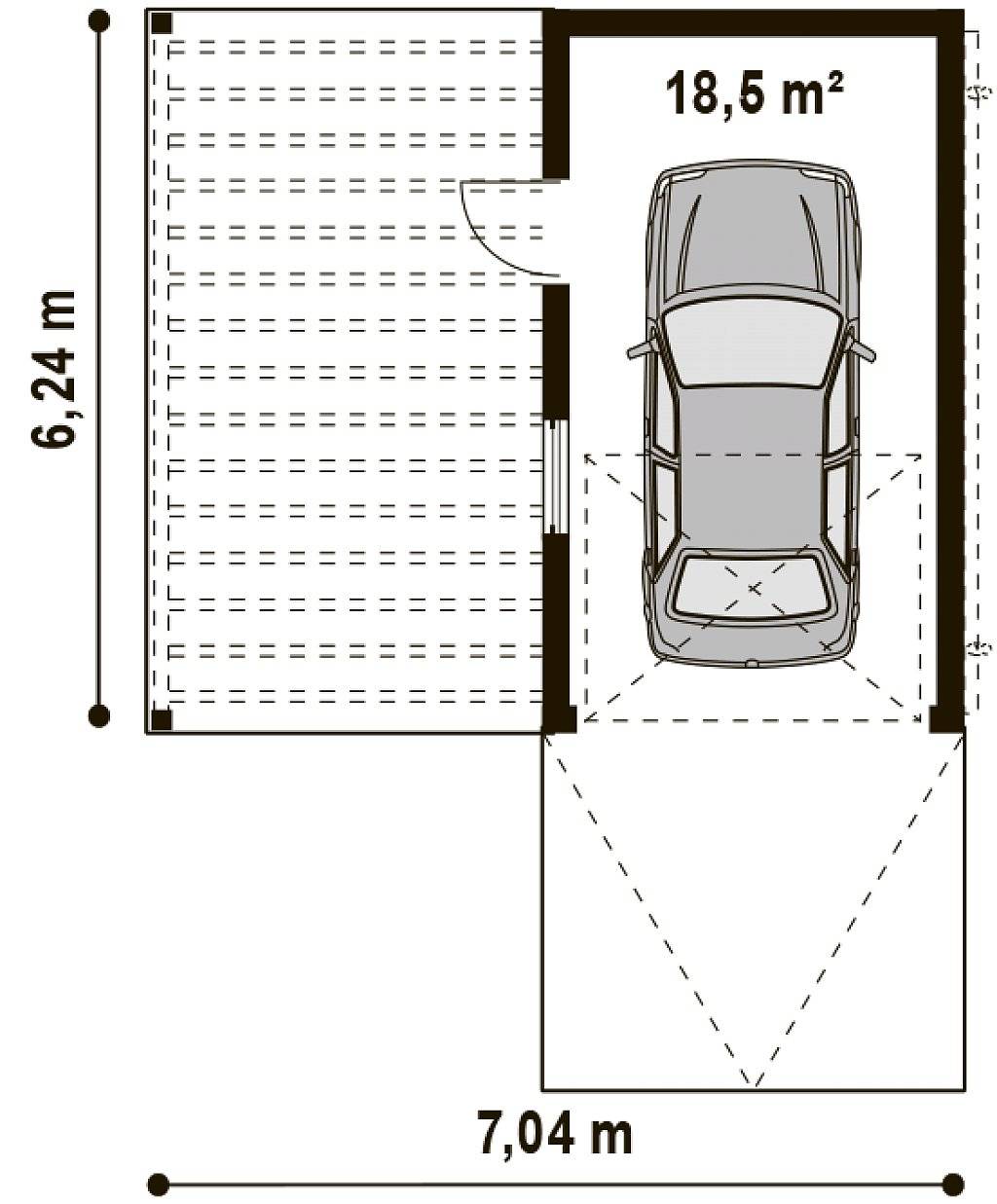 Размеры гаража на 1 машину – обустраиваем оптимальное место для авто