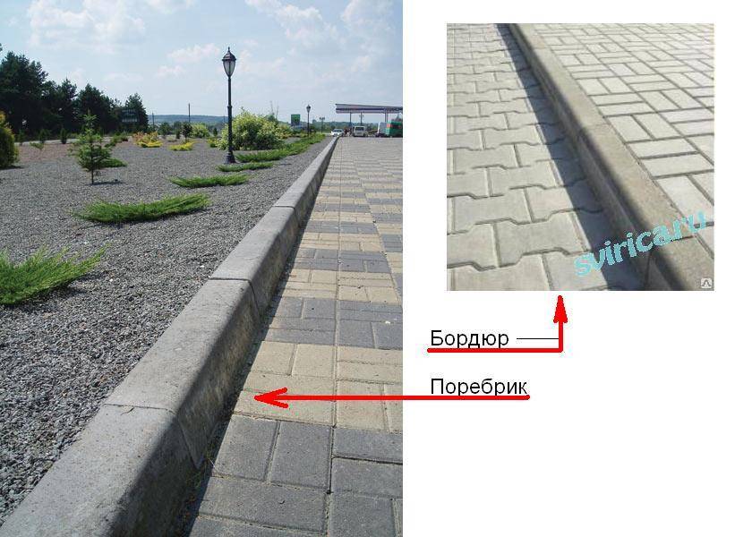 ☛чем тротуарный бордюр отличается от дорожного