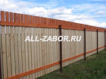 Как сделать деревянный забор своими руками