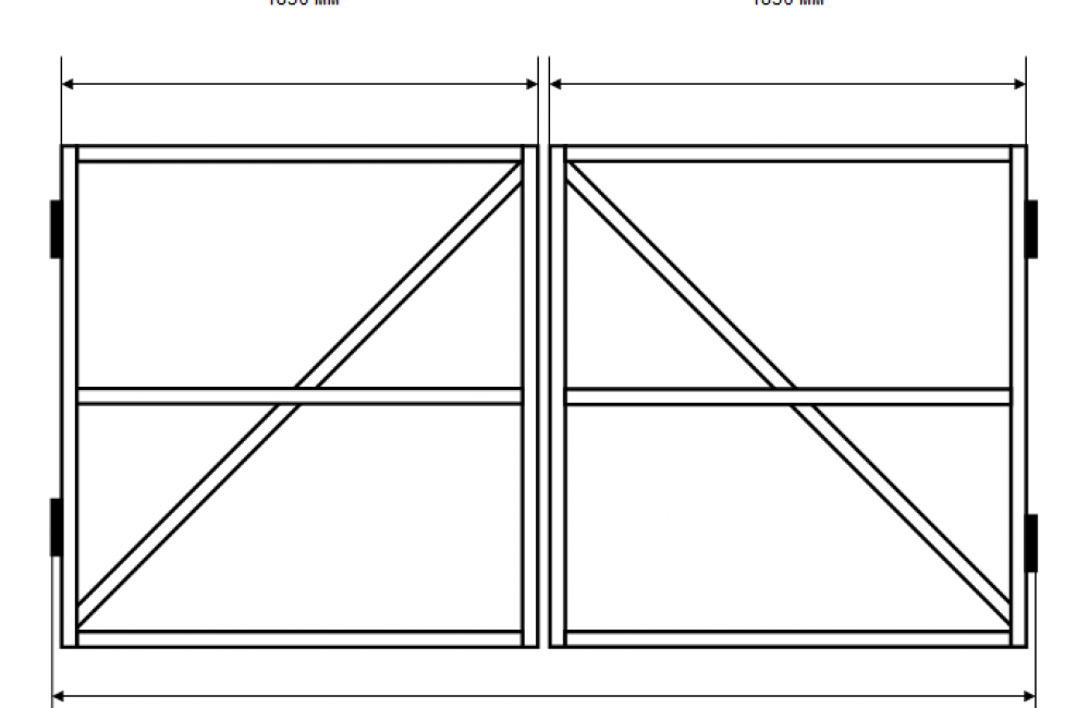 Как сделать распашные ворота своими руками: чертежи, материалы, инструкция по изготовлению и установке