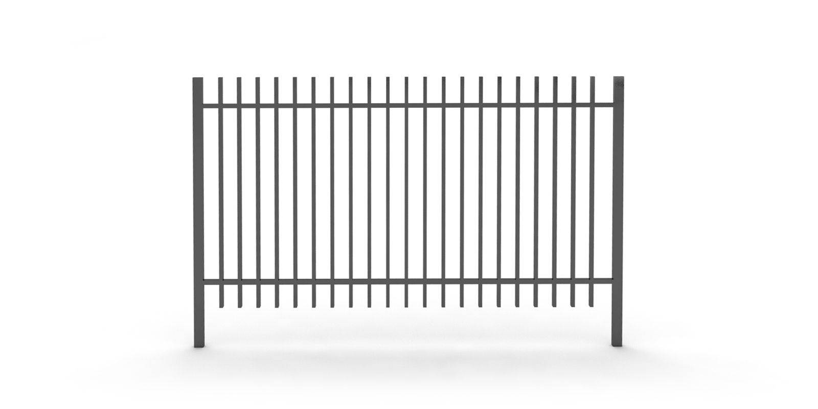 Сварной секционный забор: из металлических и пвх сеток на фото