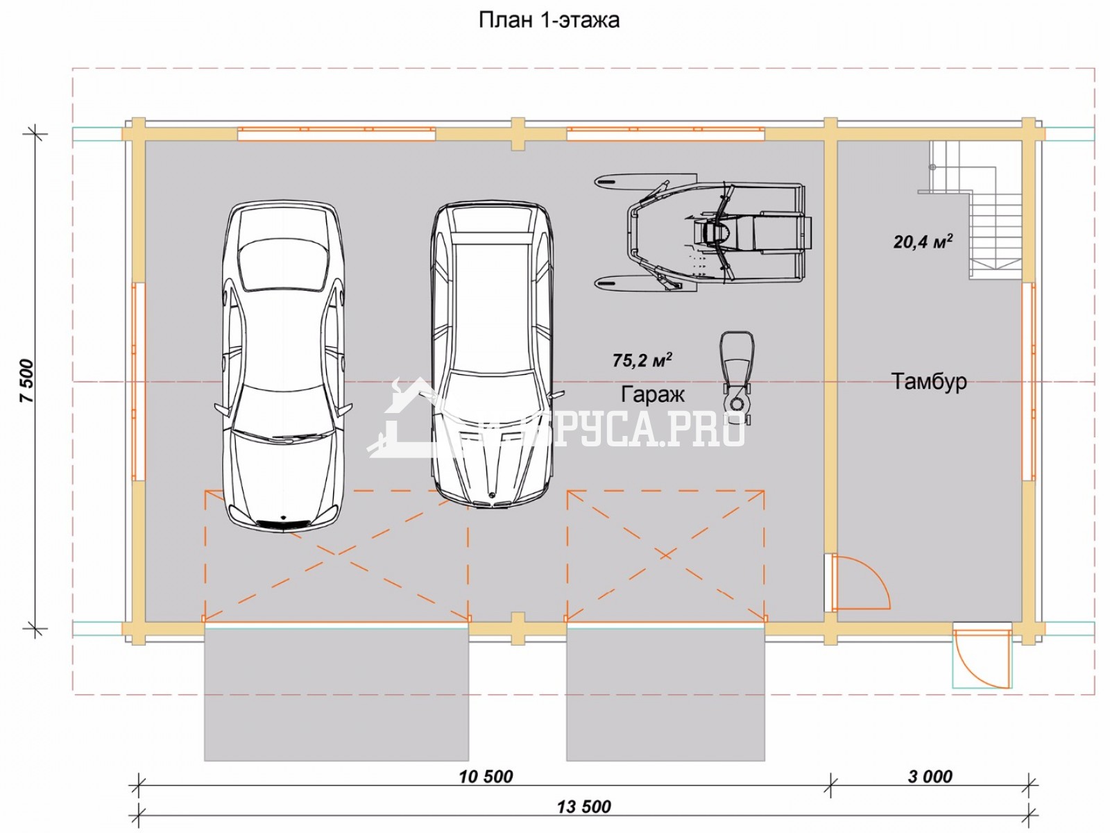 Как построить гараж на две машины правильно и быстро: размеры и проект.