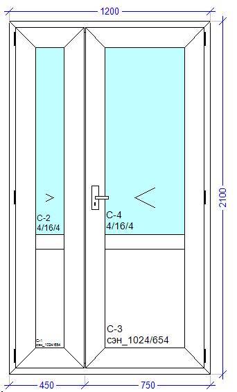 Таблица размеров межкомнатных дверей с коробкой