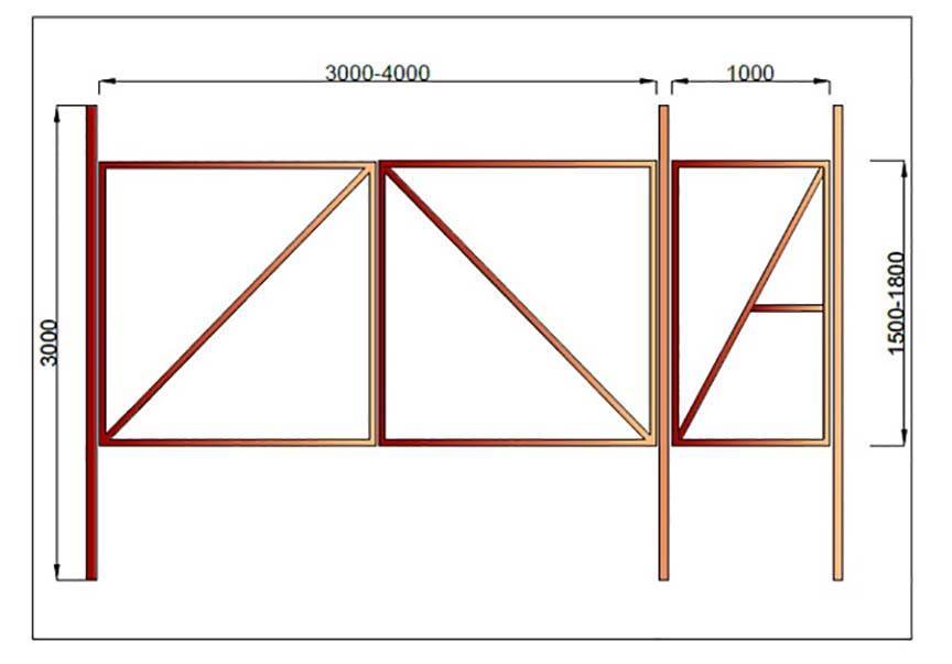 Сварка ворот из профильных труб для гаража и участка на даче: раздвижные и откатные варианты