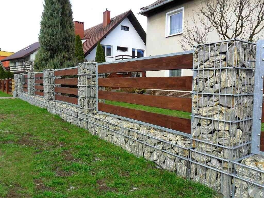Делаем красивый забор - фото примеров