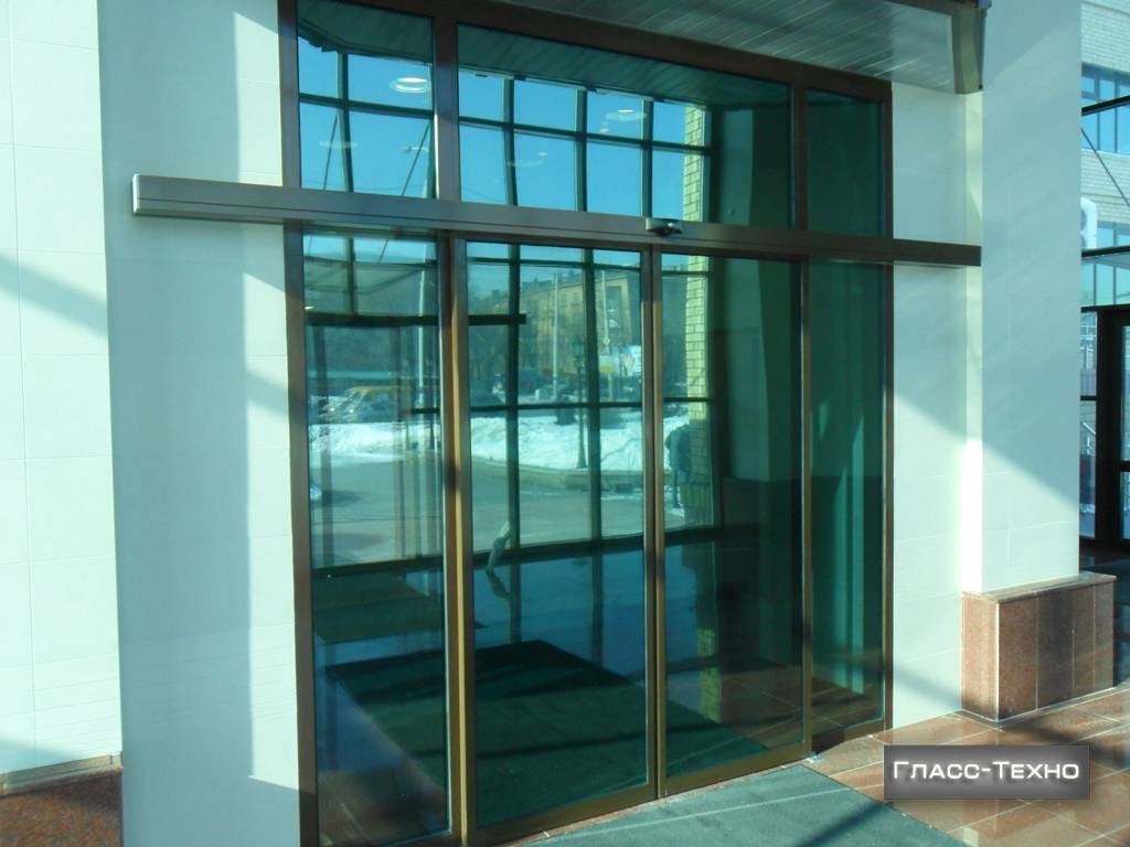 Алюминиевые двери со стеклом входные: офисные, профиль и стеклопакет