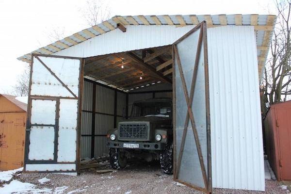 Создание проекта гаража для грузового автомобиля и пошаговая инструкция постройки