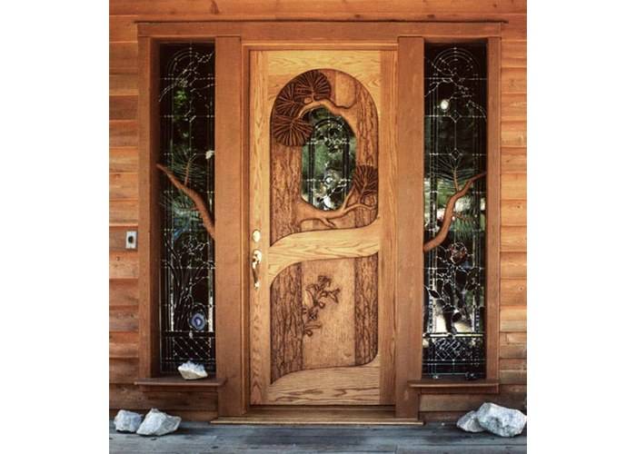 Межкомнатные двери в экостиле: особенности, палитра, декор и отделка