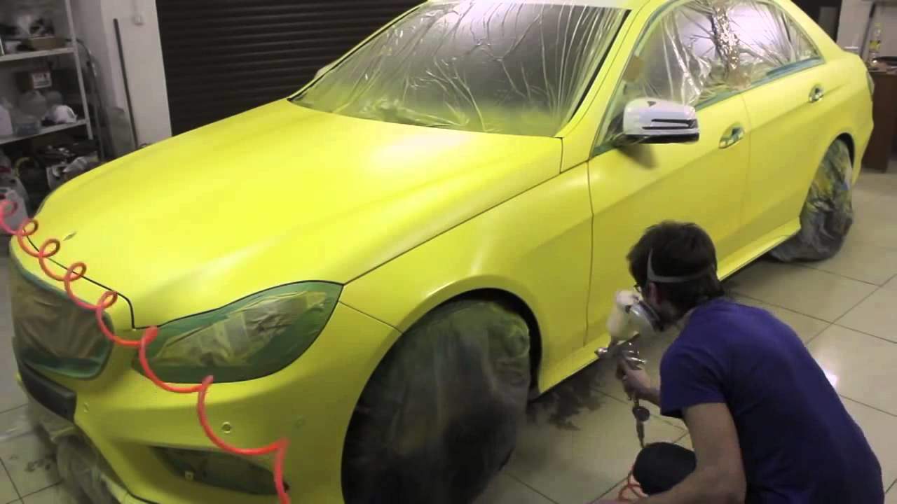 Покраска автомобиля в гараже своими руками