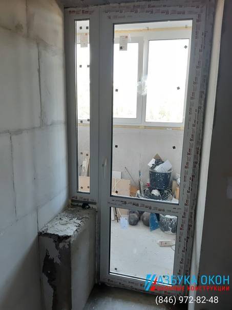 Монтаж, демонтаж и замена балконного блока