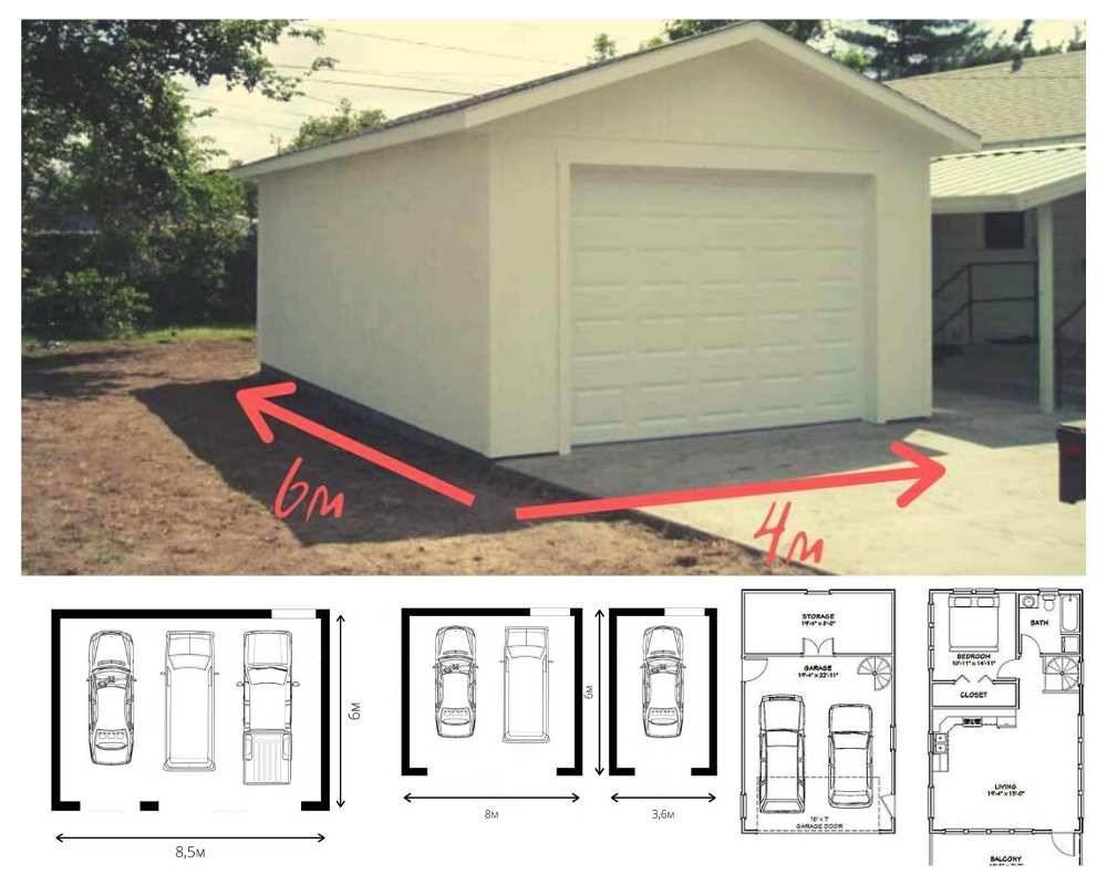 Каркасный гараж своими руками: чертежи, инструкция с фото и видео