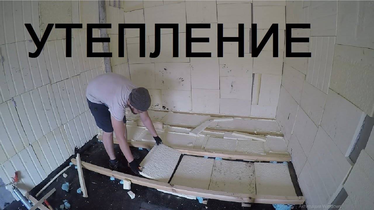 Утепление гаража изнутри и снаружи своими руками – теплоизоляция стен, пола, потолка, ворот + фото-видео