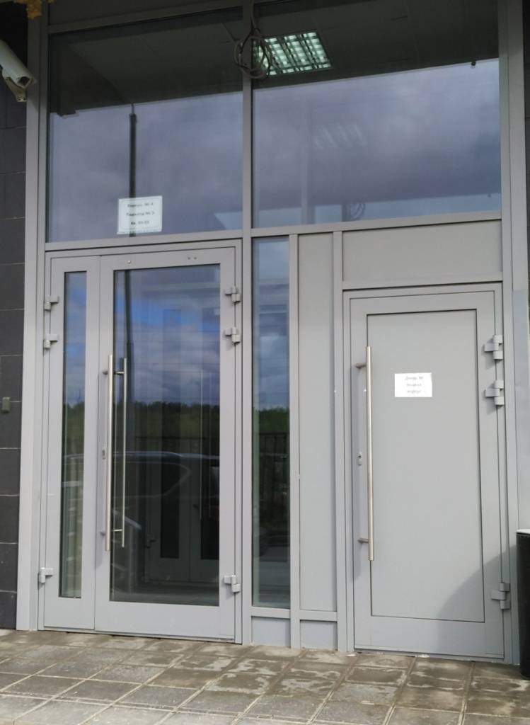 Алюминиевые входные двери: виды и конструктивные особенности