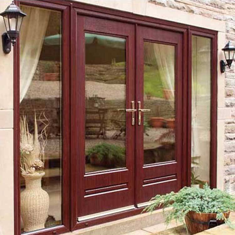 Стеклянная входная дверь: деревянная, металлическая, железная, кованная с вставками из стекла