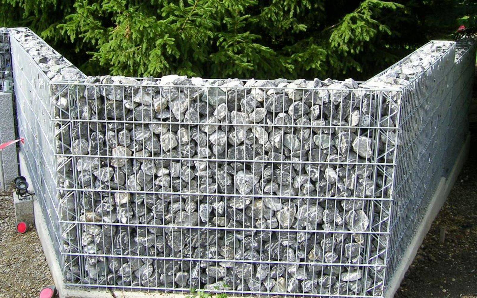 Забор из камней в сетке: габионы своими руками, пошаговая инструкция, забор из щебня и гравия, ограждение для клумбы, бордюры