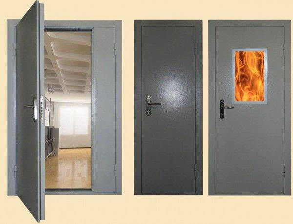 Какой должна быть дверь противопожарная со стеклом?
