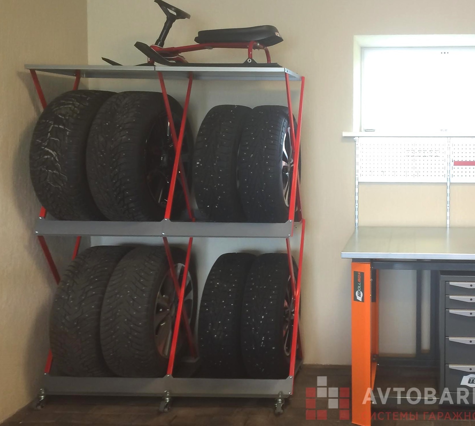 Стеллаж для колес: как хранить в гараже, чертежи для изготовления своими руками
