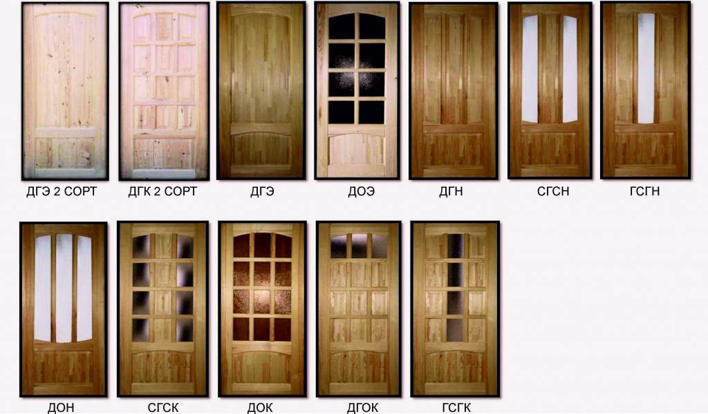Межкомнатные двери: массив сосны, дуба, ясеня, ольхи, бука, белые и темные оттенки данных изделий