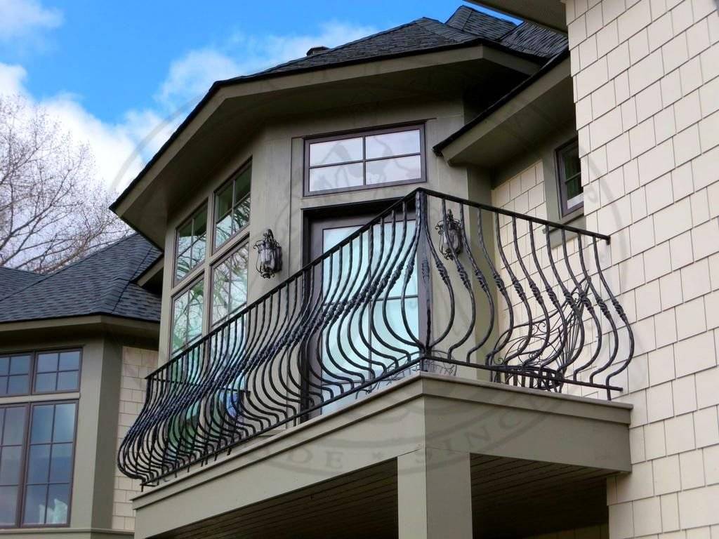 Кованые балконы (топ-55 фото идей): виды ковки, формы и стили ограждений