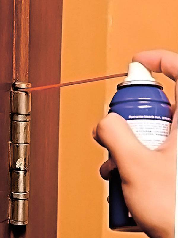 Чем смазать дверные петли, как смазывать петли не снимая дверь, чтобы они не скрипели, выбираем смазку для входной металлической и межкомнатной двери