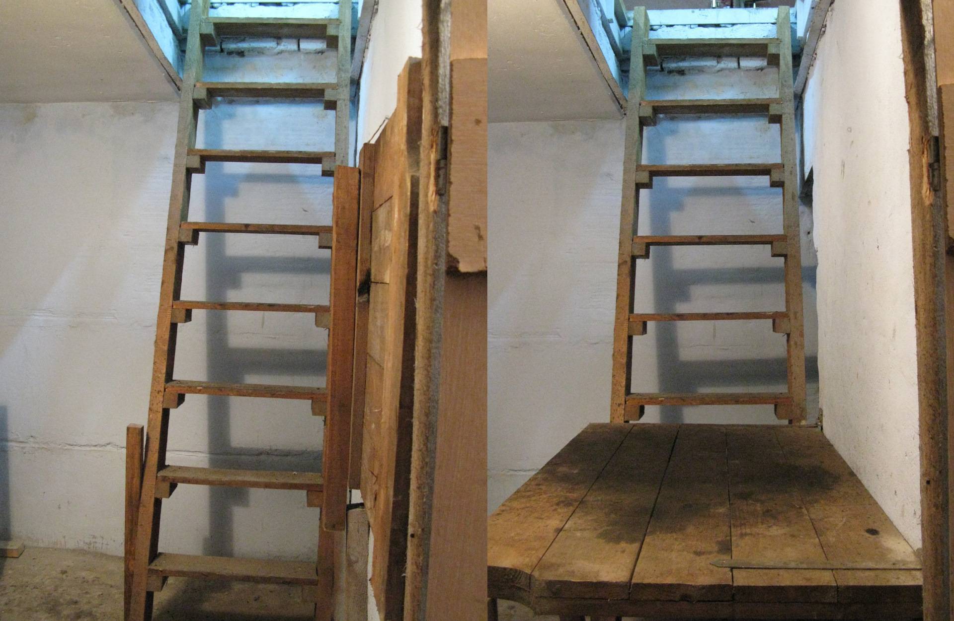Металлическая лестница в подвал (погреб) своими руками + чертежи