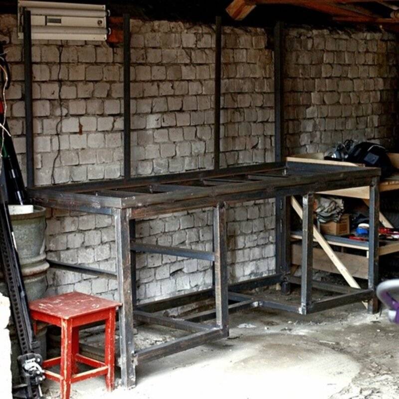 Верстак в гараж - как сделать своими руками стол для гаража