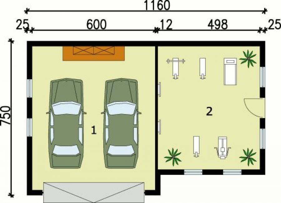 Как рассчитать площадь гаража в квадратных метрах - ваше право