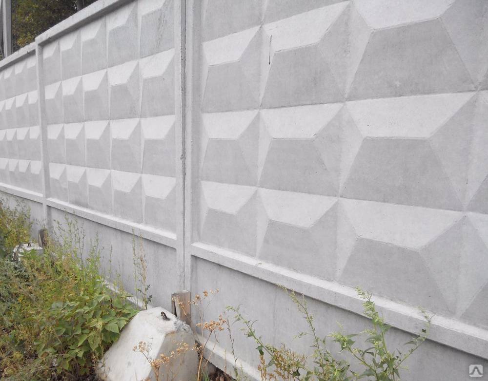 Секционные сборные заборы и ограды из бетона - cemgid.ru - бетон, цемент, фундамент, армирование, арматура