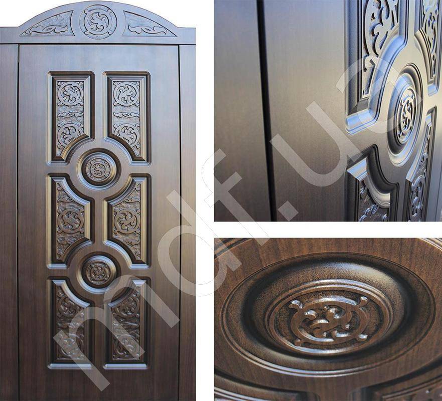 Декоративная мдф накладка на входную металлическую дверь: фото, установка своими руками » verydveri.ru