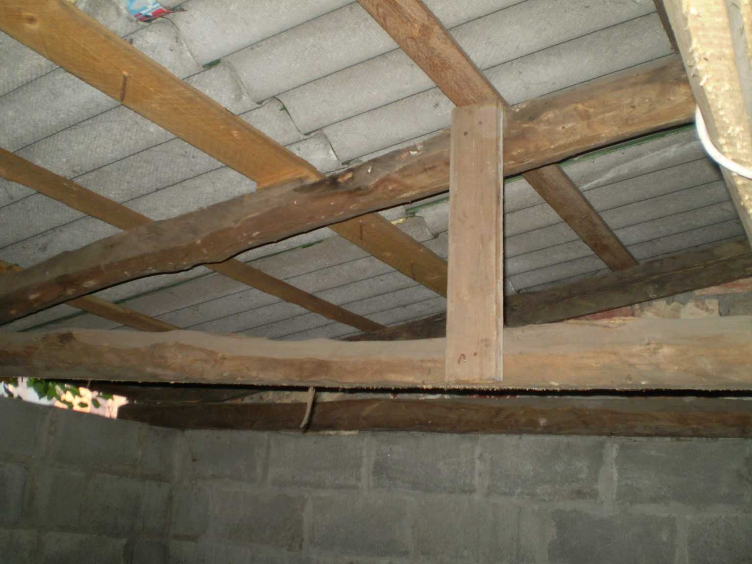 Балки перекрытия под потолок в гараже 7 на 7 м