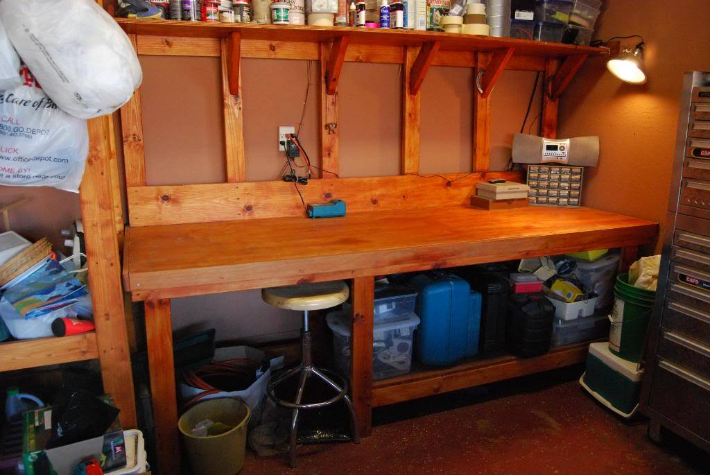 Верстак в гараж - как сделать своими руками стол для гаража