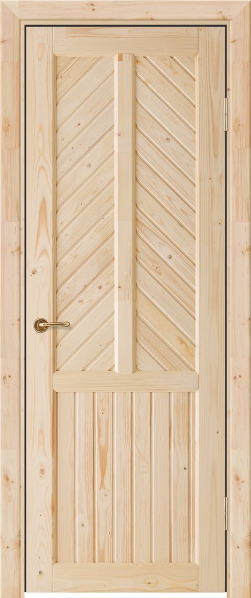 Разновидности деревянных дверей из сосны, особенности массива и его установки