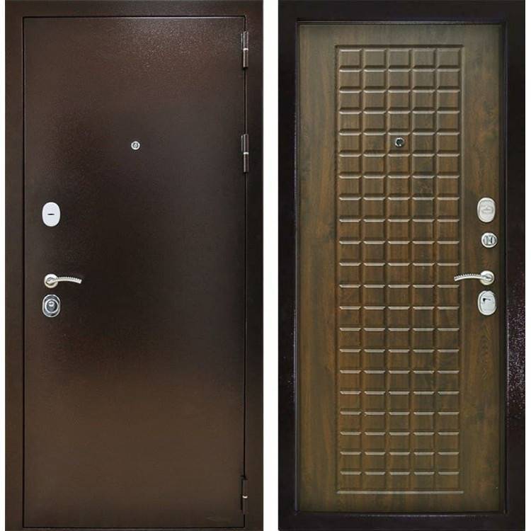 Размеры входных железных, металлических дверей с коробкой: ширина, высота