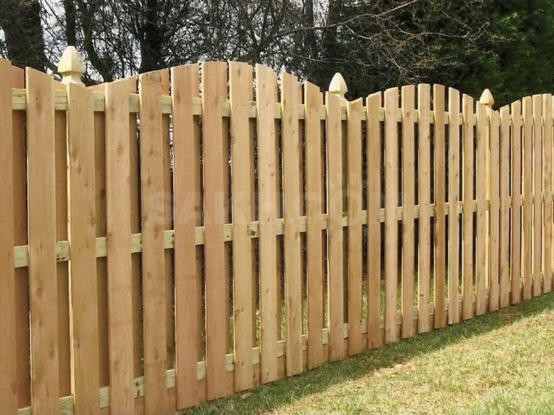 Как из деревянного штакетника сделать забор для дачи своими руками