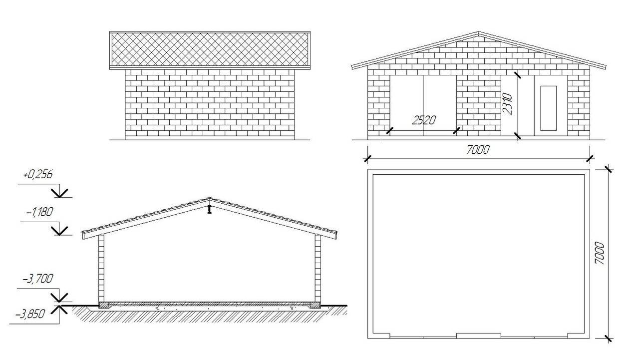 Как построить гараж из пеноблоков: фото, советы, инструкции