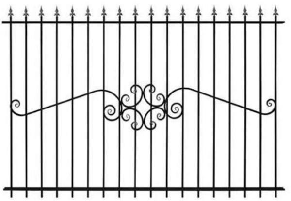 Забор из металлической решетки - особенности монтажа