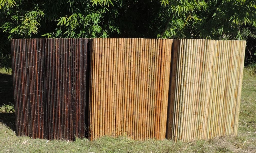 Забор из бамбука своими руками: фото примеров оформления