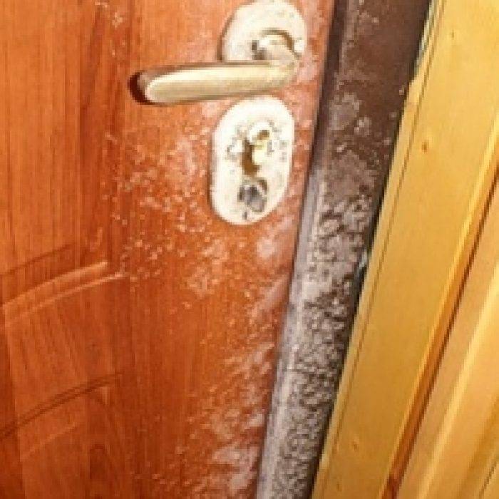 Почему промерзает металлическая дверь в частном доме: причины