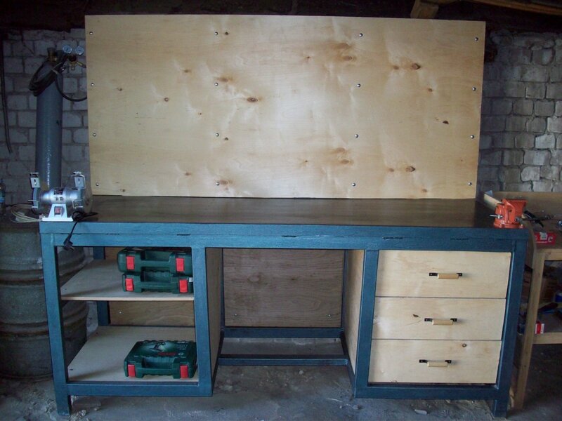 Как сделать складной стол в гараже. откидной компактный стол в гараж. металлический рабочий стол - правильный выбор
