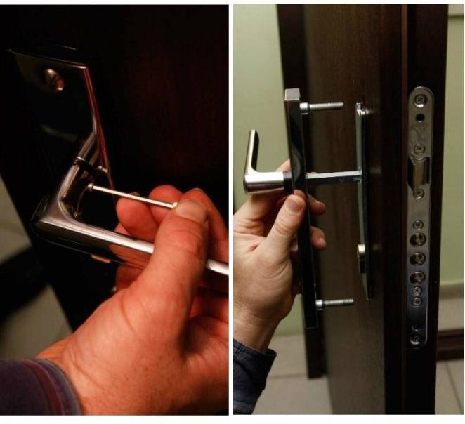 Как починить сломанную ручку на входной двери, как снять и как поменять