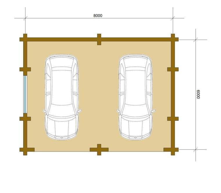 Как построить каркасный гараж на две машины своими руками