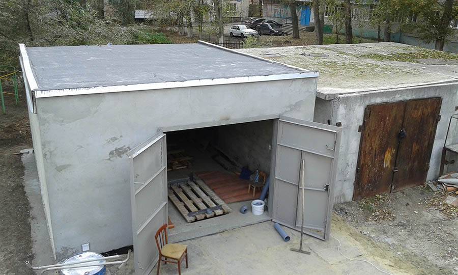 Изготовление гаража из железобетонных плит без проблем!